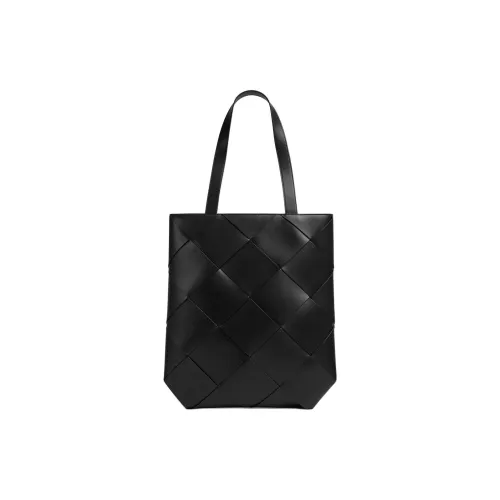 Bottega Veneta Телячья кожа Тоут Сумка Сумка для покупок Сумка на плечо Сумка Мужская Темно-зеленая