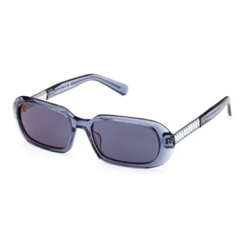 Swarovski В зависимости от официального сайта Нерегулярная форма Солнцезащитные очки Женские Синий