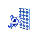 【72】Синий и белый Волшебный линейка