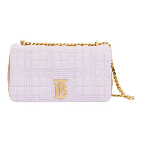 Burberry Lola Сумка из овечьей кожи Сумка через плечо Маленькая Женская Розовая
