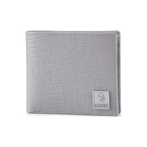 PORTER Leather Кошелек Унисекс Серый