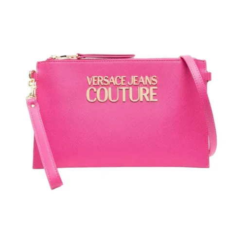 VERSACE JEANS COUTURE Полиуретан Сумка через плечо Клатч Женский Ярко-розовый