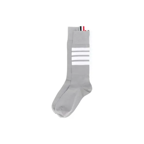 THOM BROWNE 1 шт Светло-серый Женские Носки MID до икры