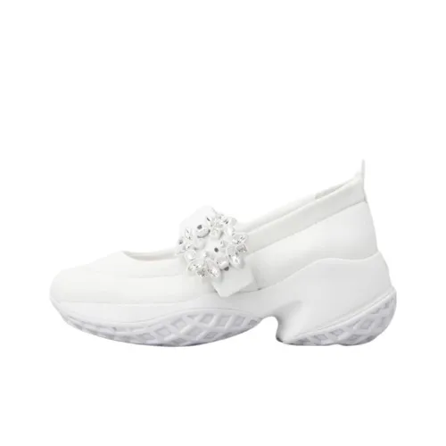 Roger Vivier Повседневный Низкий Топ Белый Женский