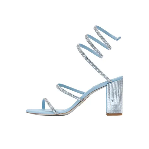 RENE CAOVILLA Cleo One Strap Sandals 8 cm Women's Blue РЕНЕ CAOVILLA Cleo One Ремешок Сандалии 8 см Женские Синие