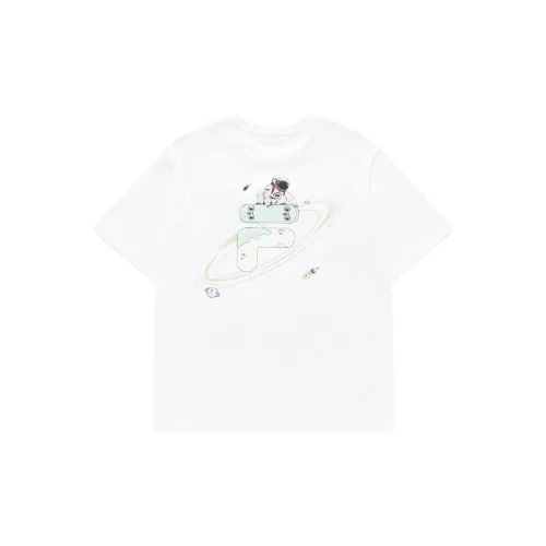 FILA FUSION FOB T Рубашка Унисекс Стандартная Белая
