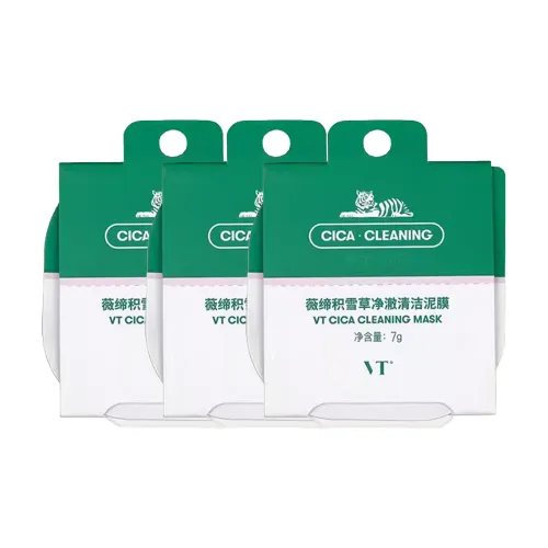 VT Centella Asiatica Очищающая Глина Маска Sample Pack Успокаивающий Контроль Жирности Очищение 7г 7г*3 7г*6