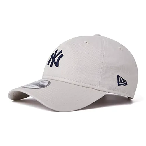 New Era Хлопковые кепки унисекс бежевые