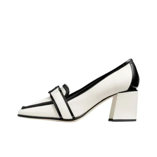 Jimmy Choo Лоферы 6,5 см Женские Белые