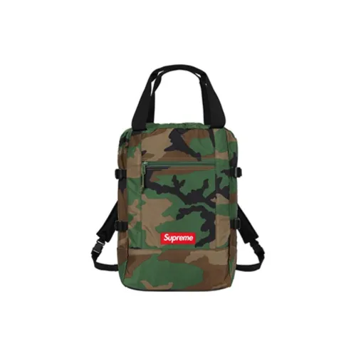 Supreme SS19 Рюкзаки Зеленый Камуфляж Унисекс