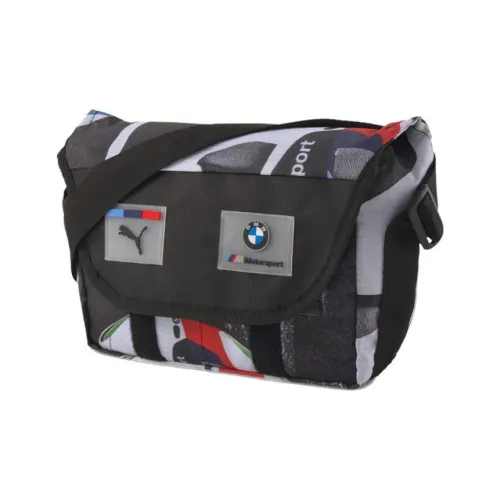 PUMA Полиуретан Сумка через плечо Сумка-доставка Сумка на плечо Мужская Черная