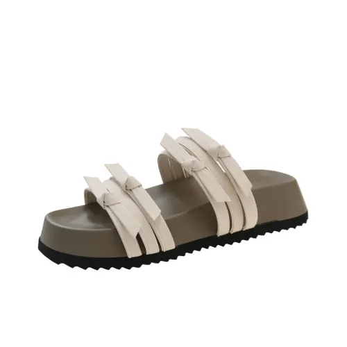 Слипоны с принтом Peach женские