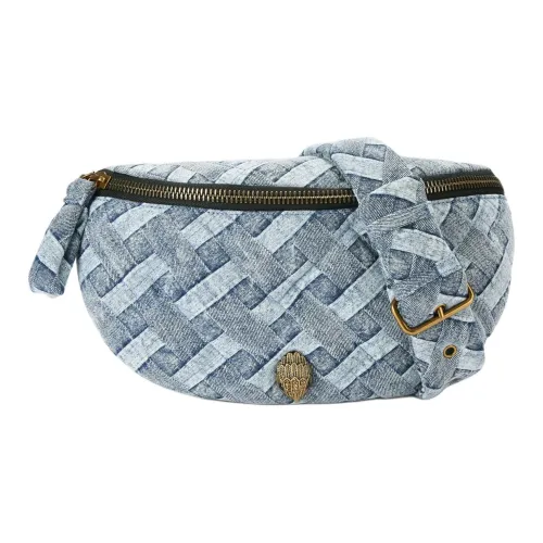 Kurt Geiger London Denim Wallet Women's Blue Курт Гейзер Лондон Деним Кошелек Женский Синий