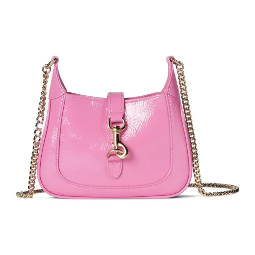 GUCCI Лакированная кожа Сумка через плечо Сумка на плечо Женская Розовая