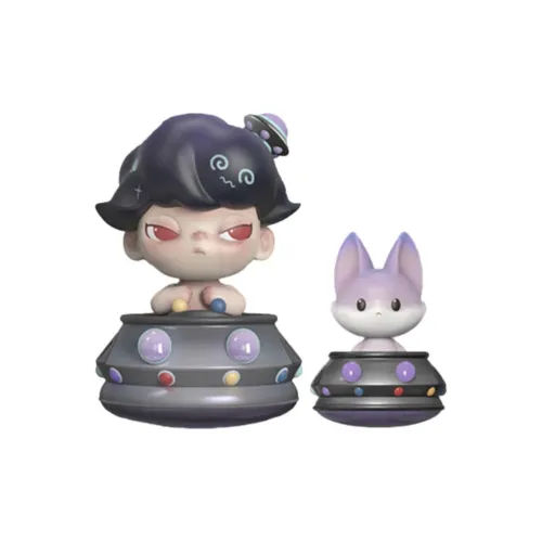 POP MART Dimoo Futro Mixr UFO CANDY Модные Фигурки 13,5 см