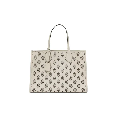 GUCCI Ophidia Кожа Тоут Сумка Сумка для покупок Сумка среднего размера Женская Серый Белый