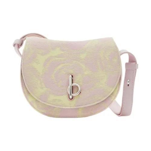Burberry Шерсть Шелк Сумка через плечо Мини Женская Светло-розовая