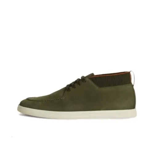 Loro Piana Низкие кроссовки для скейтбординга мужские зеленые