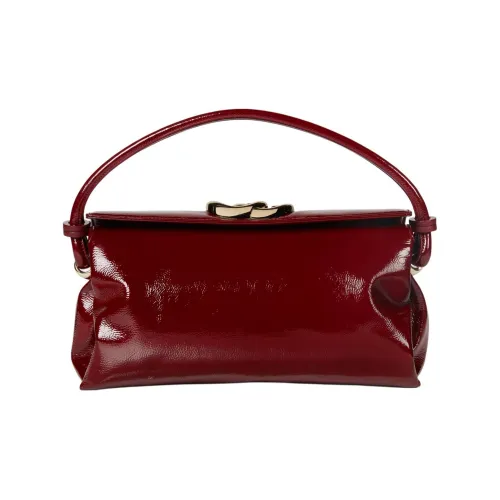 Gucci Красная Still Лакированная Кожа Сумка Маленькая Женская Красная