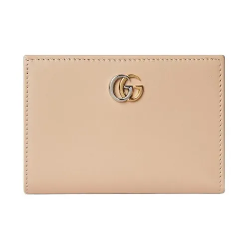 GUCCI GG Marmont Кожа Кошелек Средний Унисекс Light Бежевый