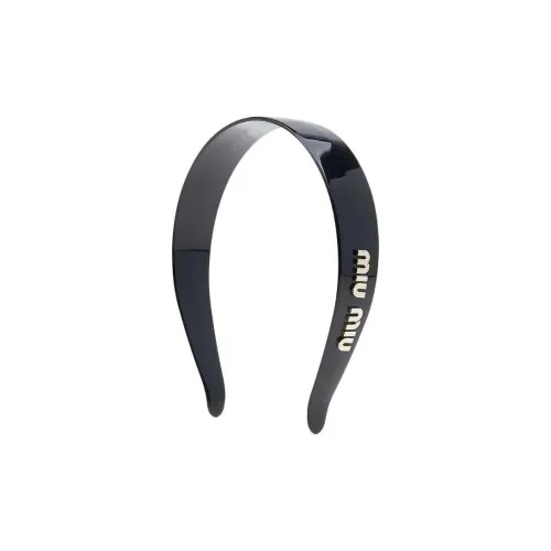 MIU MIU Ободки для волос Женские Черный