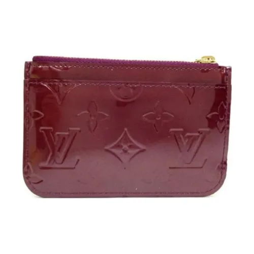 LOUIS VUITTON Vernis Кожа Кошелек для монет Женские Фиолетовый