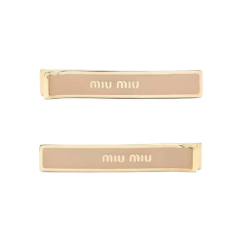 MIU MIU Заколки для волос Женские Розовое золото