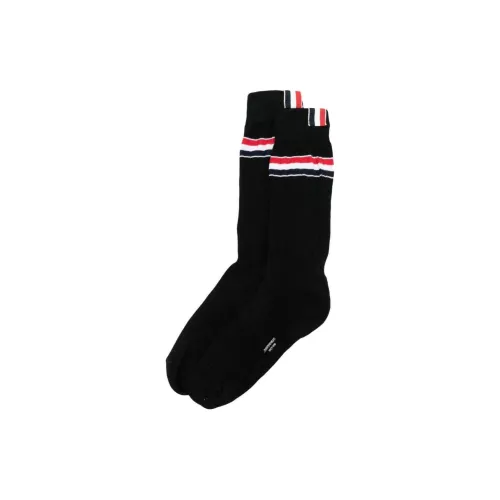 THOM BROWNE 1 шт Черные Женские Носки MID до икры