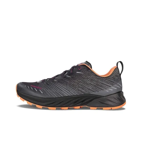 Lowa Slip-resistant Abrasion-resistant Low Top Беговые кроссовки Женские Черный Оранжевый