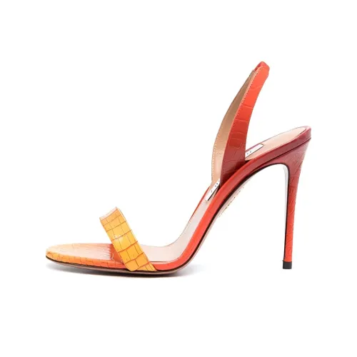 AQUAZZURA one Ремень Сандалии Оранжево-желтый Женские