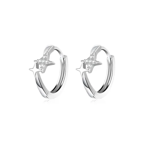 MISS TOOYA Серебро S925 Серьги-гвоздики Унисекс