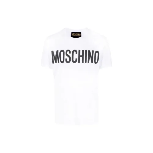 MOSCHINO Белая Мужская T-Рубашка