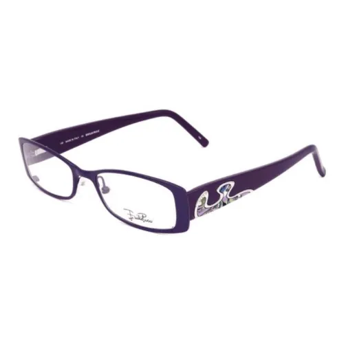 EMILIO PUCCI Металл Квадратные Оправы для очков Женские Фиолетовые