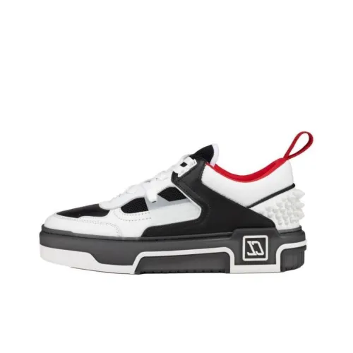 Christian Louboutin Astroloubi Скейтборд Кроссовки Низкие Черные Белые Женские