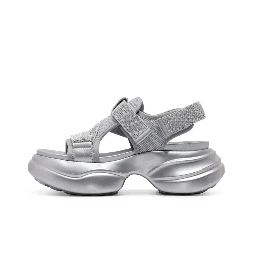 C°BANNER Пляжные сандалии Женские Серебряные