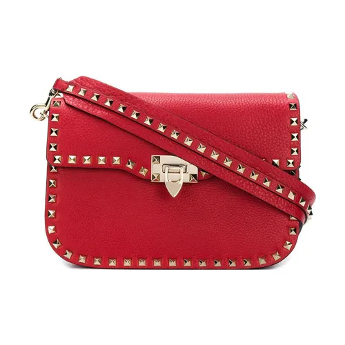 Valentino Сумка через плечо из коровьей кожи женская красная
