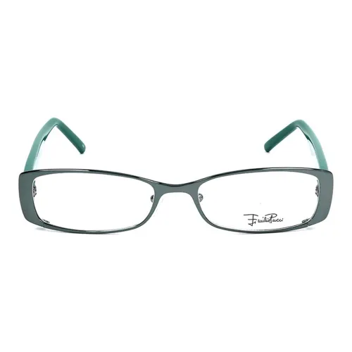 EMILIO PUCCI Металл Прямоугольные Оправы для очков Женские Зеленые