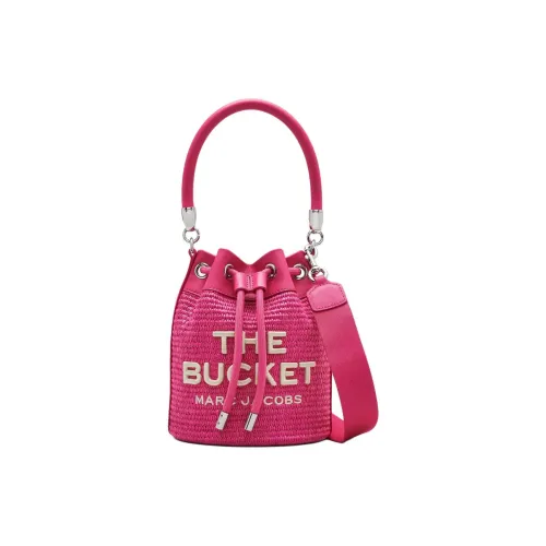 MARC JACOBS Кожа Ведрообразная Сумка Сумка через плечо Сумка для женщин Розовая