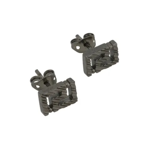 VERSACE Серьги из металла женские черные