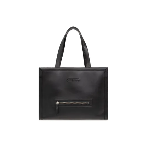 Lanvin Кожа Тоут Сумка Сумка для покупок Сумка унисекс черная