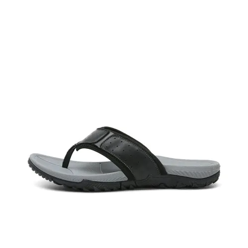 JEEP EVA Кожаные Шлепанцы с Пэчворком Мужские