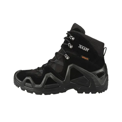 XGN Альпинистские и туристические ботинки High Top Черные Мужские