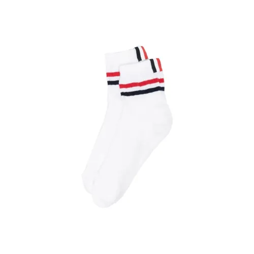 THOM BROWNE 1 шт Белые Женские Носки MID до икры