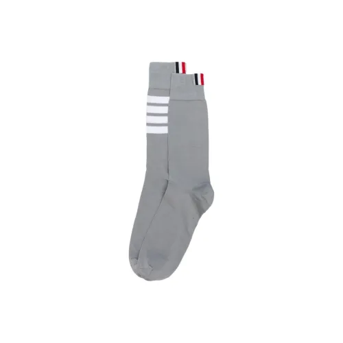 THOM BROWNE 1 шт Светло-серый Женские Носки MID до икры