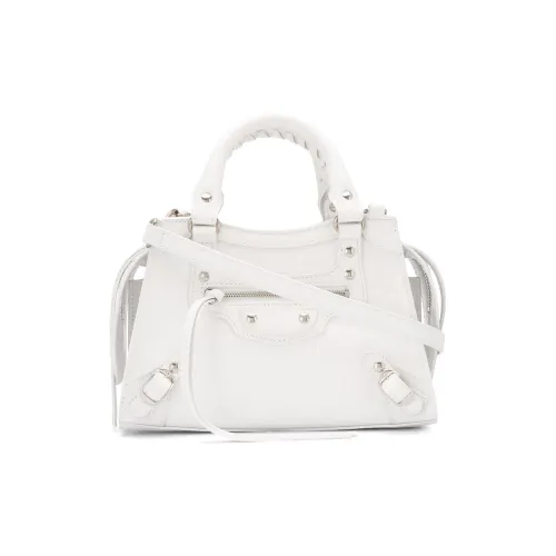 Balenciaga Neo Classic Коровья кожа Сумка через плечо Сумка Мини Женская Белая