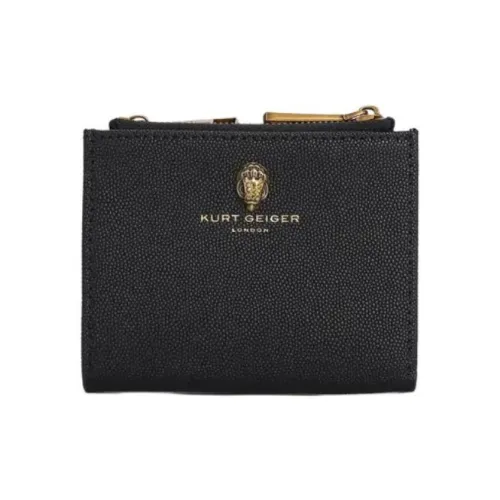Kurt Geiger London Икорный Тисненый Коровья кожа Кошелек Мини Женский Черный