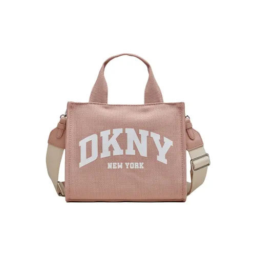DKNY 100% хлопок Тоут Сумка Сумка для покупок Сумка через плечо Сумка Маленькая Женская Розовая