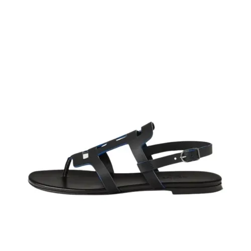 HERMES Iphigenie One Ремень Сандалии Женские Черные