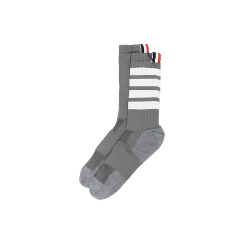 THOM BROWNE 1 шт Серый Женские Носки MID до икры