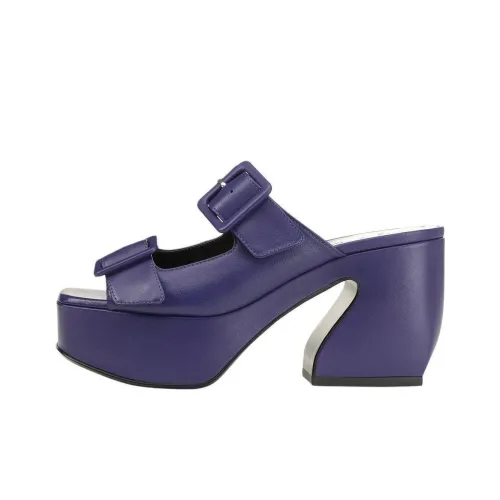 SERGIO ROSSI Слипоны Женские Фиолетовые